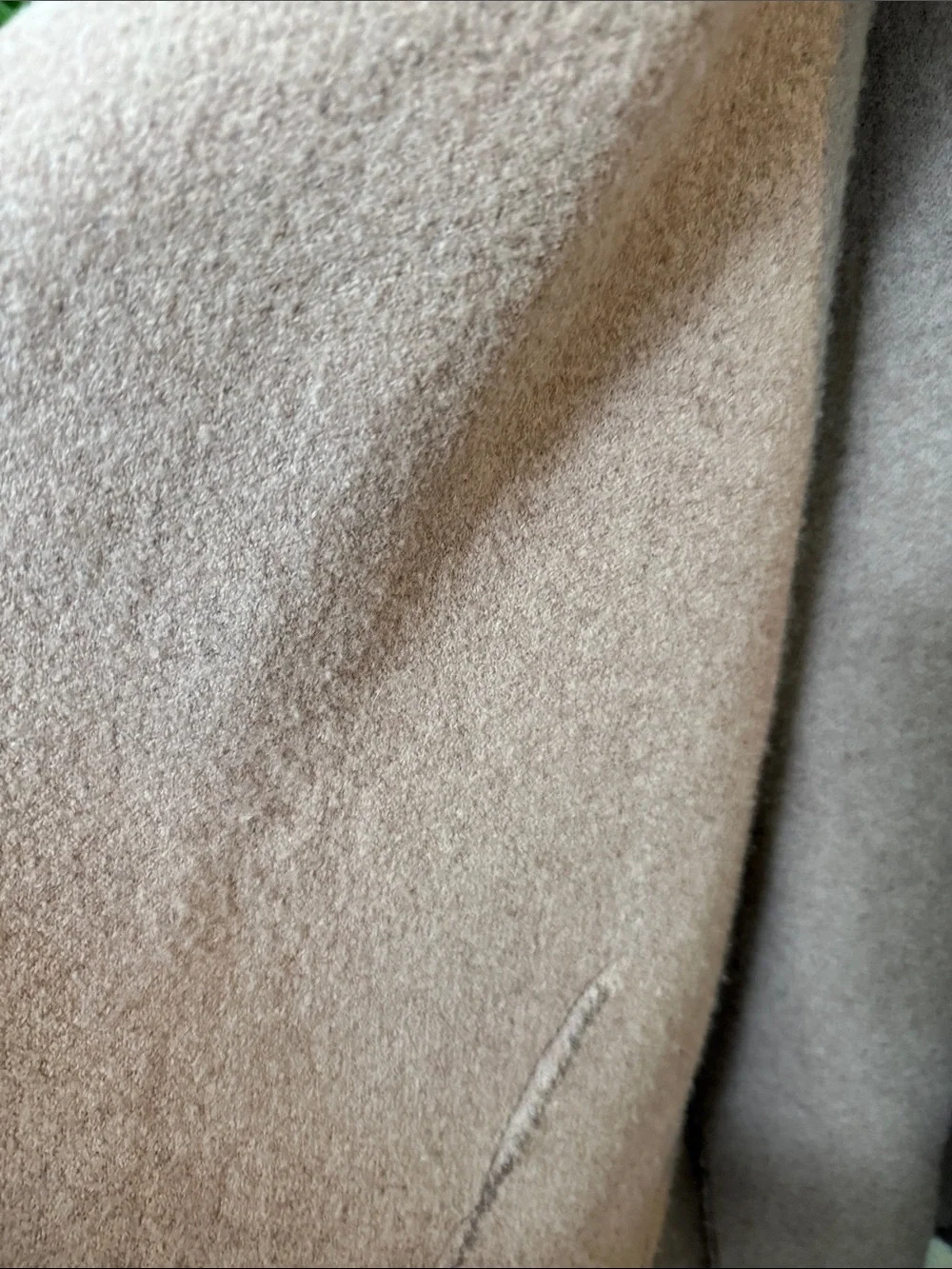 Anthropologie Cozy Two-Tone Wrap Vest in Taupe - Picture 8 of 8